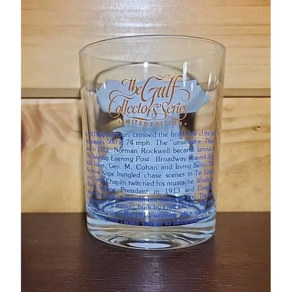 The Gulf Collectors Series Lowball Glass Worlds First Drive In Service